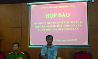 Tỉnh Đắk Nông thông tin vụ nhuộm đen cà phê bằng pin con Ó