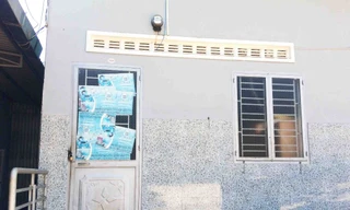 Phòng trọ số 12A nơi xảy ra vụ án