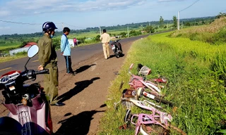 Hiện trường vụ tai nạn