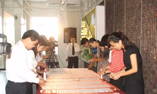 Bốc thăm mua nhà tại một dự án bất động sản Hà Nội