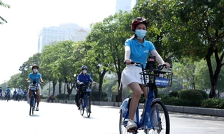 Xe đạp công cộng lần đầu xuất hiện tại Việt Nam