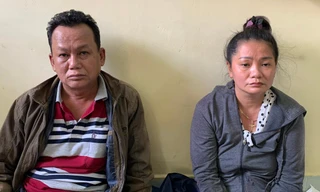 Hồng và Loan tại cơ quan Công an.