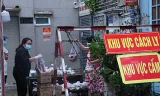 Các khu vực liên quan đến ca mắc COVID-19 đang được cách ly.