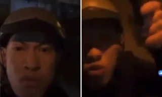 Tý vừa livestream chửi bới vừa nổ nhiều phát súng.