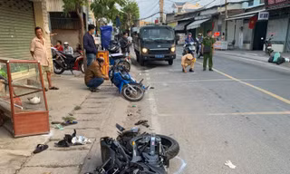 Lực lượng chức năng điều tra vụ việc.
