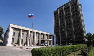 Đại sứ quán Nga tại thủ đô Damascus, Syria. Ảnh: Tass.