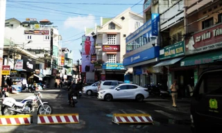 Ccấm ô tô trên 24 chỗ và xe tải trên 2,5 tấn vào đường Nguyễn Văn Trỗi.