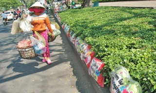 Con đường tình yêu ở Sài Gòn rực rỡ đón Valentine