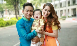 Khánh Thi, Phan Hiển và con trai Ku Bi.