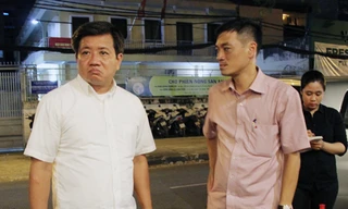 Ông Đoàn Ngọc Hải ra quân đêm 9/9. Ảnh: VnExpress.