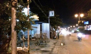 Cây xăng nơi xảy ra vụ án mạng. Ảnh: Dân Việt.