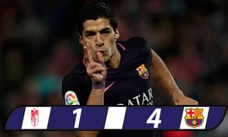 Suarez tỏa sáng, Barca duy trì sức ép lên Real