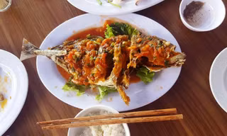 Theo giải thích của nhà hàng, con cá chim này nặng 1,2kg, đơn giá 500.000 đồng/kg?.