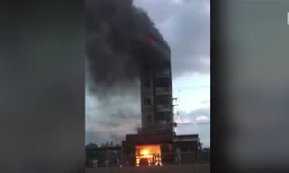 Cháy khách sạn ở Bình Thuận, du khách nhảy lầu