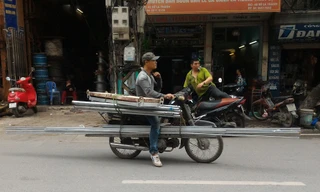 Những chiếc xe 'dã chiến' giữa lòng Thủ đô