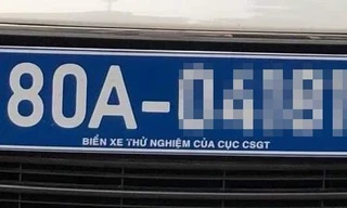 Thử nghiệm biển số xe có mã Qr Code