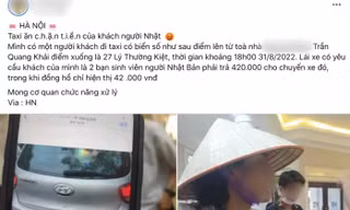 Lời khai của tài xế taxi bị tố ‘chặt chém’ du khách gấp 10 lần giá cước 