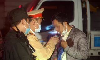 Xử lý hơn 1.200 tài xế vi phạm nồng độ cồn trong ngày đầu nghỉ Tết Dương lịch