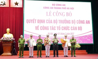 Bộ Công an bổ nhiệm 3 Phó Giám đốc Công an TP Hà Nội
