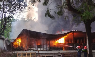 Hà Nội: Cháy lớn tại nhà liền kề Khu đô thị Pháp Vân