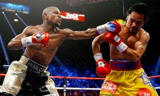 Cận cảnh Mayweather thắng trận quyền Anh 300 triệu USD