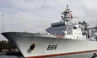 Tàu hải quân Trung Quốc tới Australia