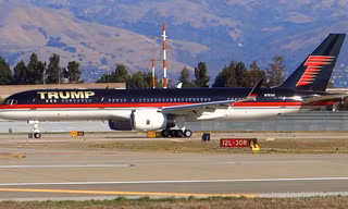 Chuyên cơ của Donald Trump (Ảnh: DM)