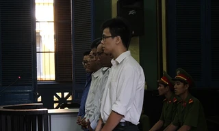 Các bị cáo tại tòa.