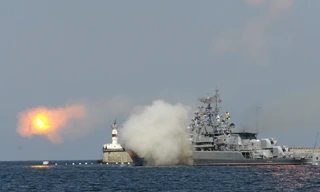 Một tàu chiến của Nga. Ảnh: Tass 