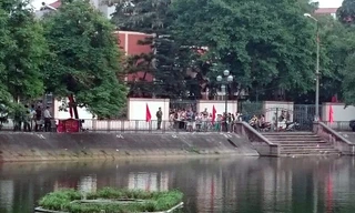 Hồ Hai Bà, nơi phát hiện sự việc.