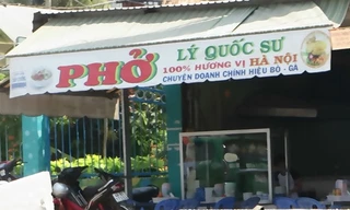 Quán phở Lý Quốc Sư, phường Bình An, quận 2, TP HCM.