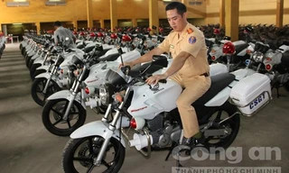 Công an TP.HCM trang bị dàn mô tô khủng cho lực lượng CSGT