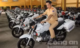 Công an TP.HCM trang bị dàn mô tô khủng cho lực lượng CSGT