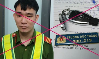 Mua trang phục công an, bảng tên, quân hàm để ra oai