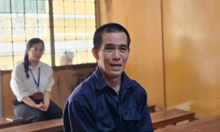 Bị cáo Vũ Duy Bình tại phiên tòa.