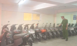 Triệt phá đường dây sản xuất, buôn bán xe máy điện giả