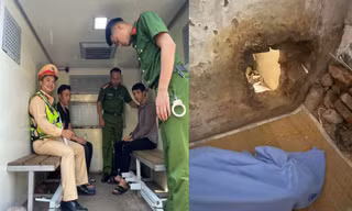 Đã bắt được 2 phạm nhân khoét tường vượt ngục khỏi trại giam ở Hà Nội