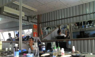 Tiệm hớt tóc Ngọc Quí trên đường Phan Đình Phùng, Phường 7, TP Trà Vinh