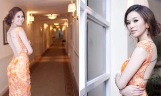 Khánh My lại khoe lưng trần 'mướt mắt'