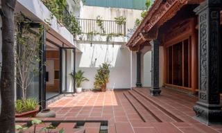 Vẻ đẹp ấn tượng ngôi nhà kết hợp giữa hiện đại và truyền thống