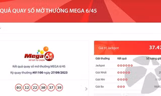 Tìm thấy vé số trúng độc đắc Vietlott hơn 37 tỷ đồng