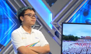 Không khí gay cấn 'nghẹt thở' ở phần thi Về đích chung kết Đường lên đỉnh Olympia 