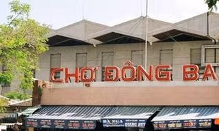 Cuối thu đi chợ Đông Ba