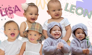 Cặp song sinh nhà Hà Hồ đã biết đếm số, "lầy lội" nhưng cũng vô cùng lễ phép, thông minh