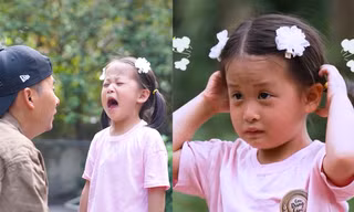 Tập 1 "Bố Ơi! Mình Đi Đâu Thế?" gây tranh cãi: MinHee khóc vì hộp quà toàn dế