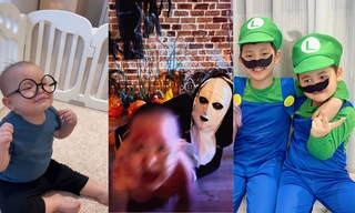 Hot kids Việt đón Halloween: Leon nhà Hà Hồ hóa Harry Potter, Trà My dọa Hayden khóc thét