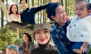 Đón Giáng sinh 2022: Gia đình Dương Khắc Linh, Võ Hạ Trâm không hẹn cùng đi Đà Lạt