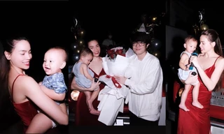 Thích thú với loạt biểu cảm siêu cưng của Leon - Lisa trong tiệc sinh nhật của Hồ Ngọc Hà