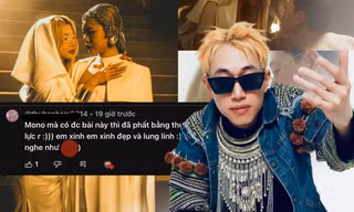 Double2T thả tim bình luận chê MONO, liệu có phải hành động của nam rapper?