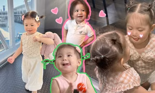 "Thế lực nhí" Pam phủ sóng truyền hình thực tế, càng lớn càng "ngoan xinh yêu"